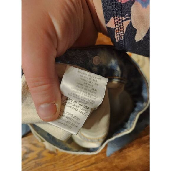 La Distresse bleached ombre distressed jacket sz Small - Picture 4 of 6